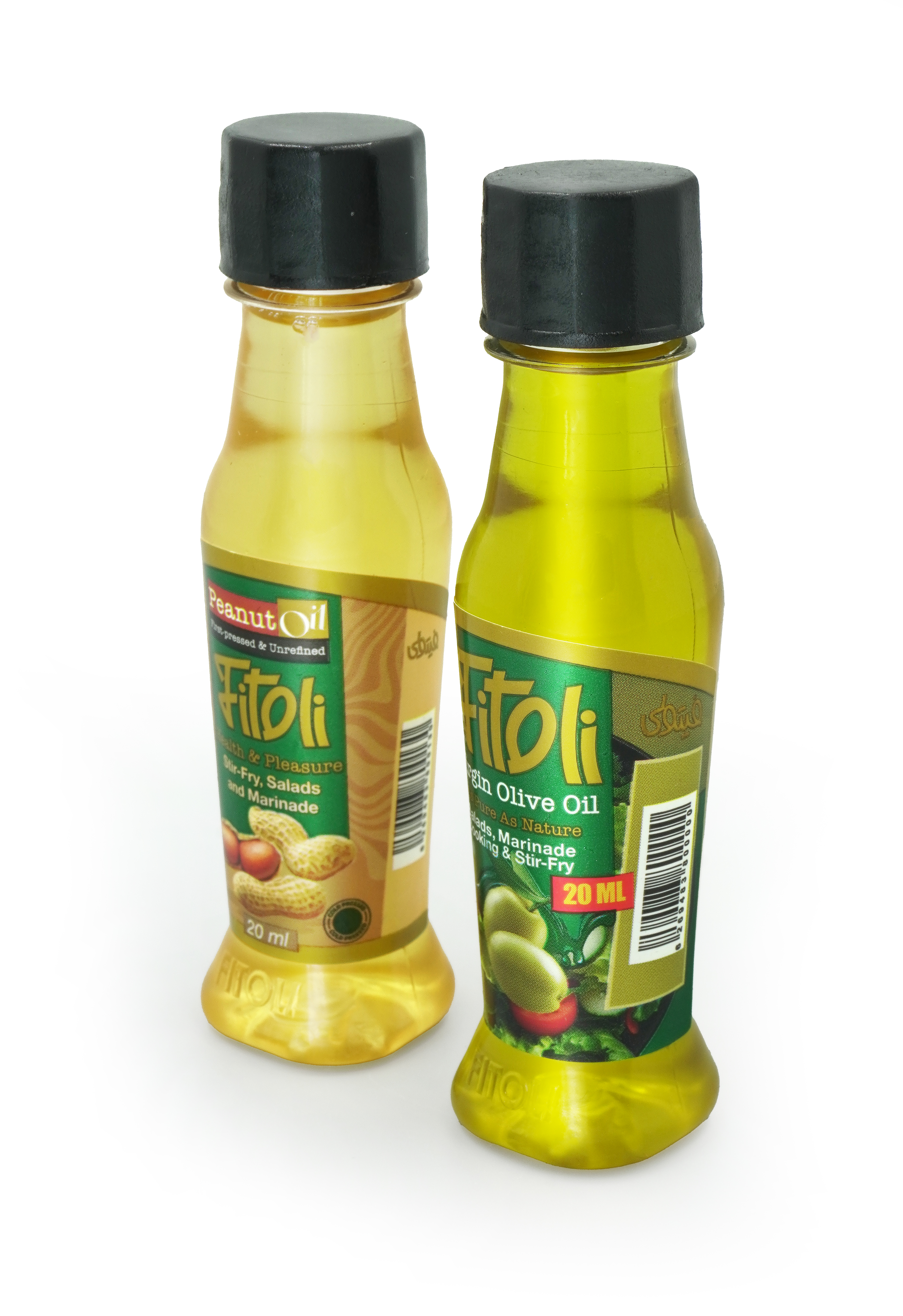 روغن زیتون بکر و روغن بادام زمینی بکر فیتولی - 20 میلی لیتر بسته 2 عددی - 3
